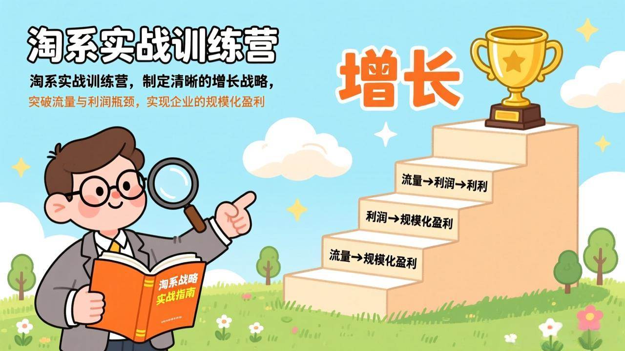 (17325期)淘系实战训练营(更新),制定清晰的增长战略,突破流量与利润瓶颈,实现企业的规模化盈利 (17325期)淘系实战训练营(更新),制定清晰的增长战略,突破流量与利润瓶颈,实现企业的规模化盈利