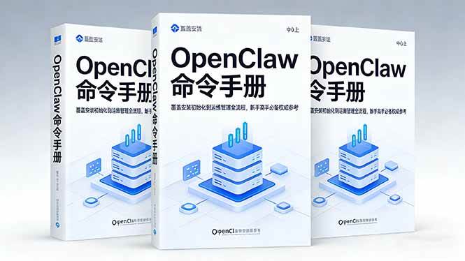（17695期）OpenClaw命令手册：覆盖安装初始化到运维管理全流程，新手高手必备权威参考