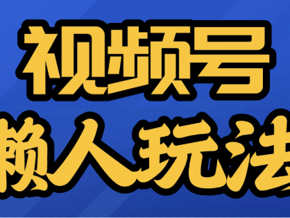 视频号最新懒人玩法，轻松日入5000+