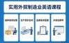 实用外贸制造业英语课程，教你专业处理送样请求、应对生产意外、回复品质投诉、撰写开发信等