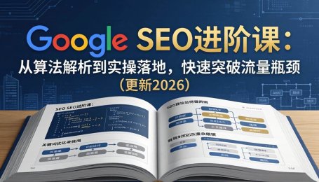 （18048期）Google SEO进阶课：从算法解析到实操落地，快速突破流量瓶颈（更新2026）